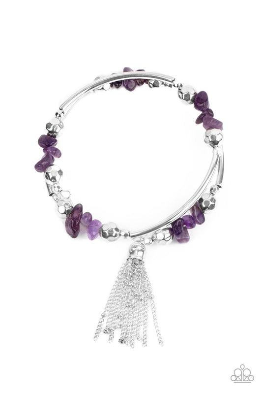 Mineral Mosaic - Purple bracelet