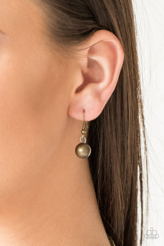 RITZ It All - Brass Necklace