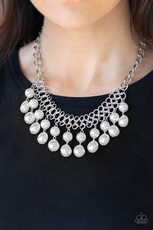5th Avenue Fleek - White necklace