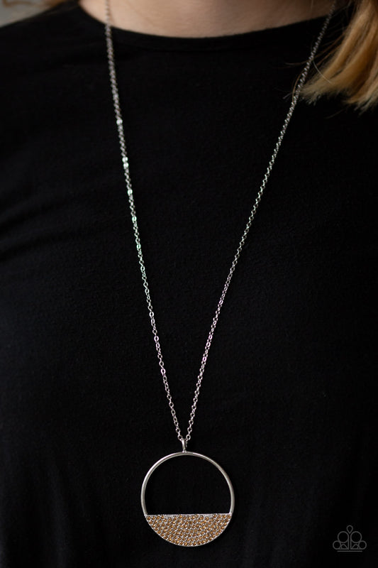 Bet Your Bottom Dollar - Brown necklace