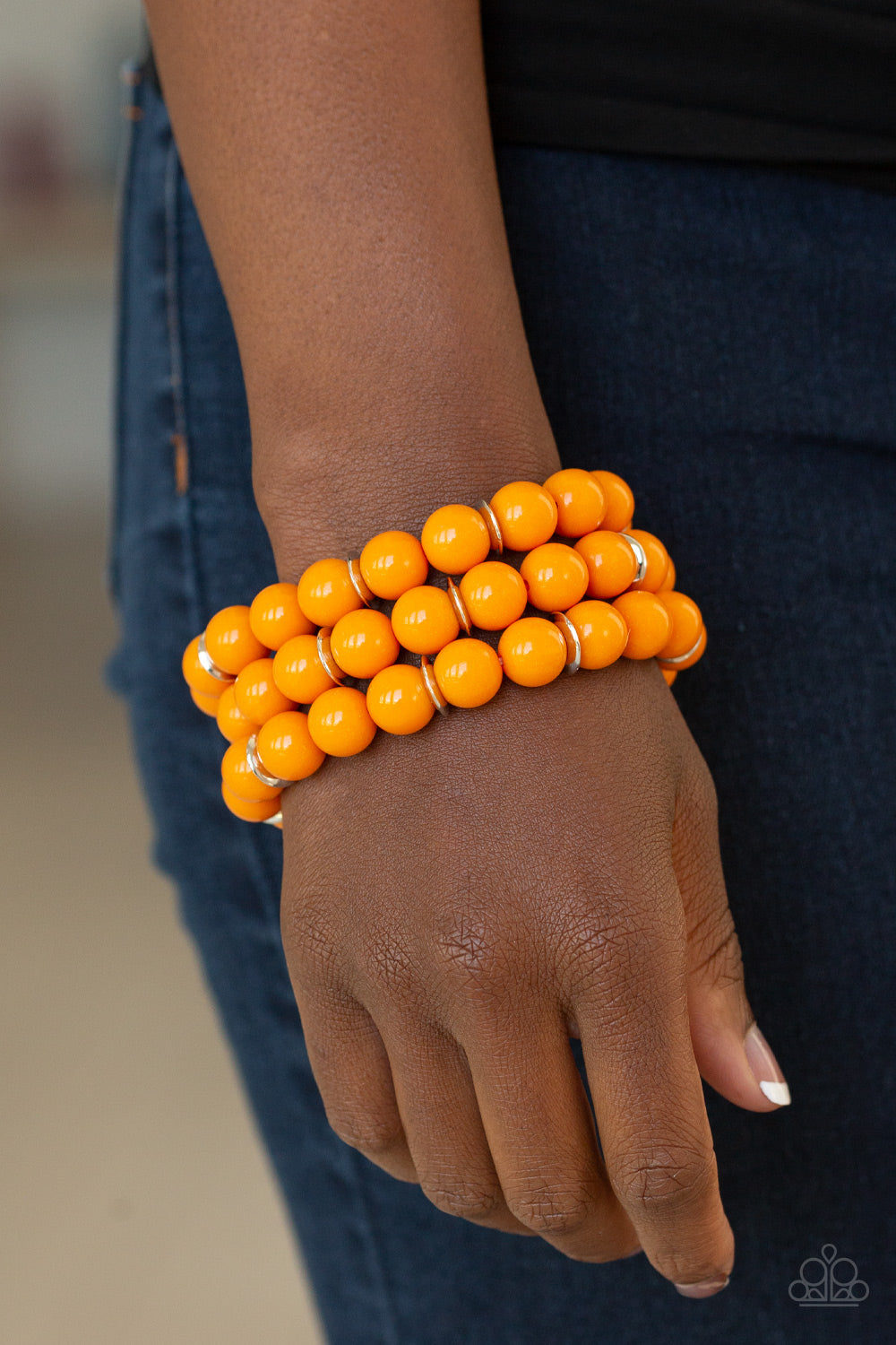 Chroma Collision - Orange bracelet