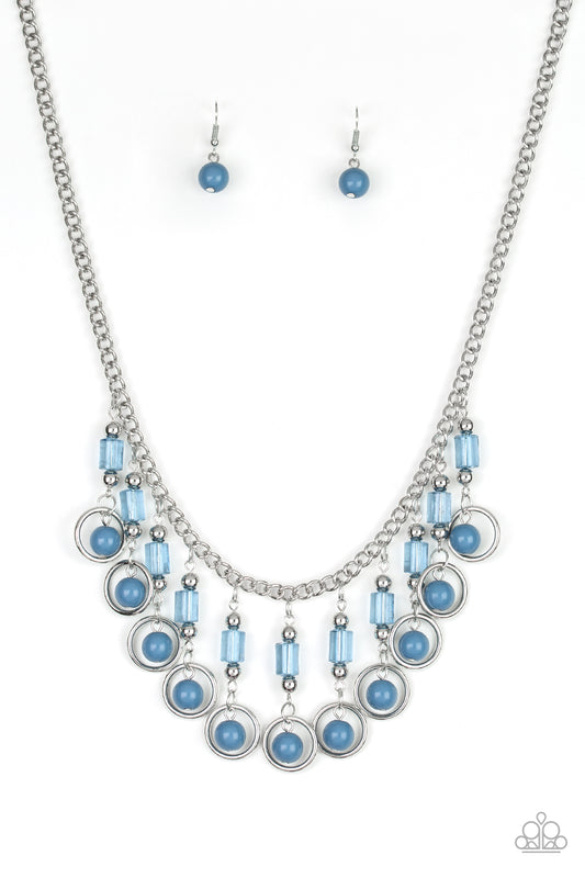 Cool Cascade - Blue necklace