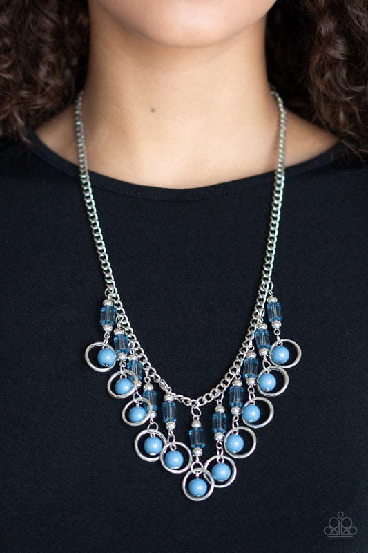 Cool Cascade - Blue necklace