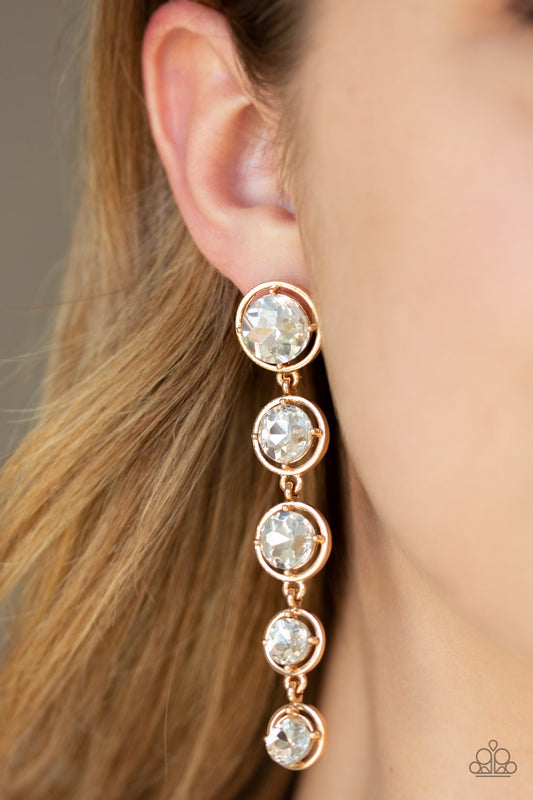 Drippin In Starlight - Gold earrings