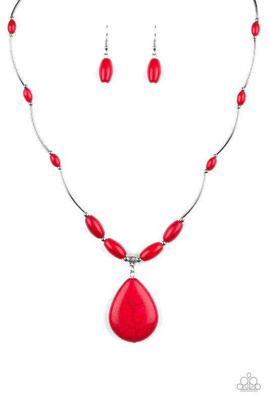 Explore The Elements - Red necklace