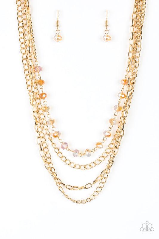 Extravagant Elegance - Gold necklace