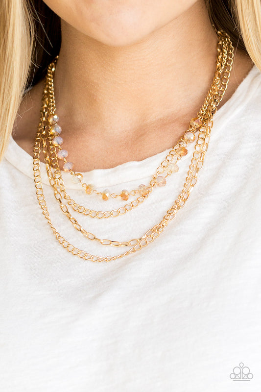Extravagant Elegance - Gold necklace
