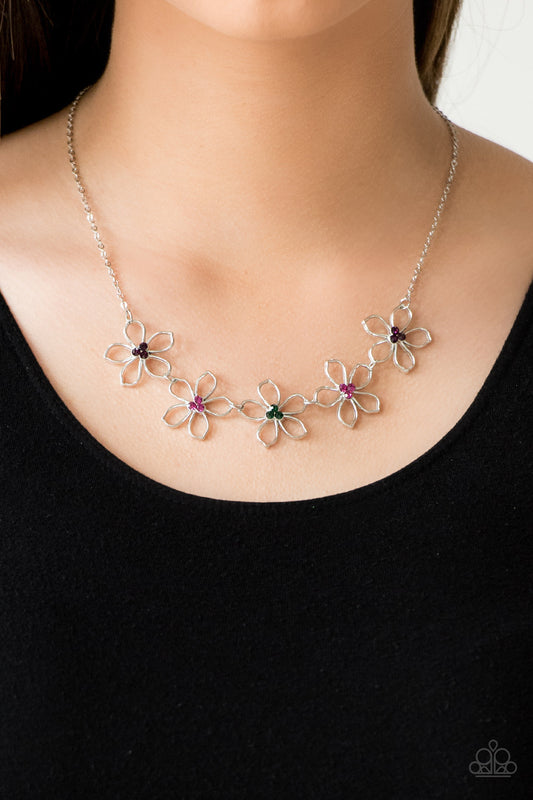 Hoppin Hibiscus - Multicolor necklace