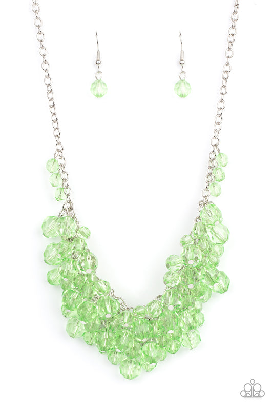 Let The Festivities Begin - Green necklace