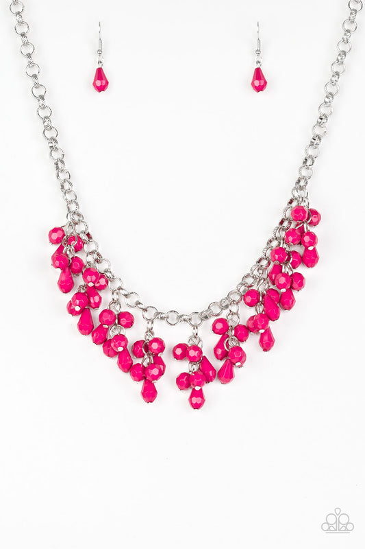 Modern Macarena - Pink necklace