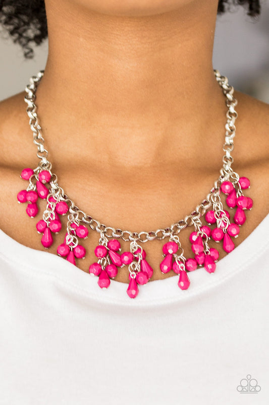Modern Macarena - Pink necklace