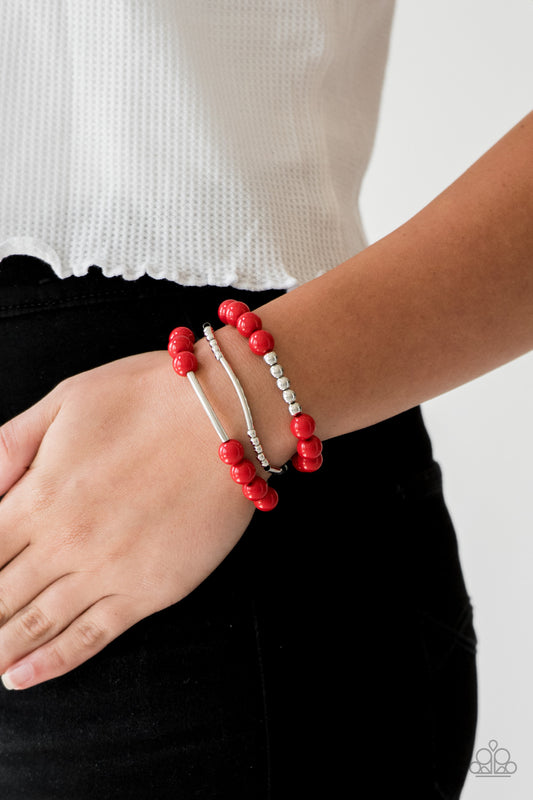New Adventures - Red bracelet