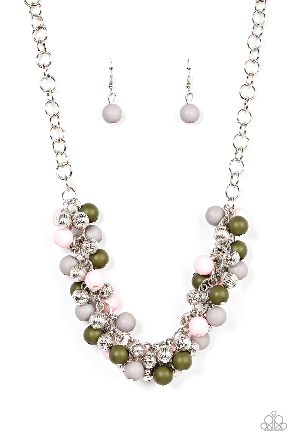 Party Procession - Multicolor Necklace