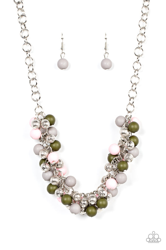 Party Procession - Multicolor Necklace