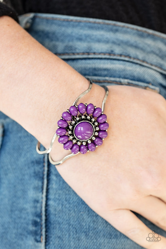 Posy Pop - Purple cuff bracelet