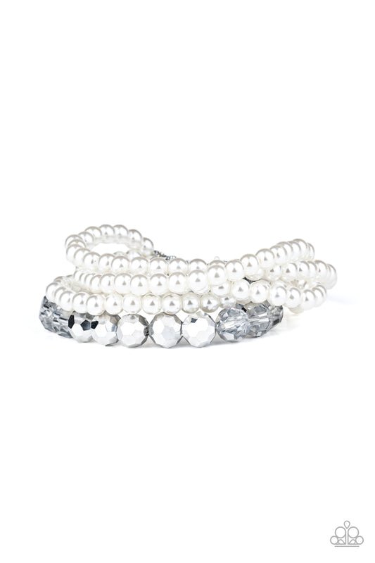 Refined Renegade - White pearl bracelet