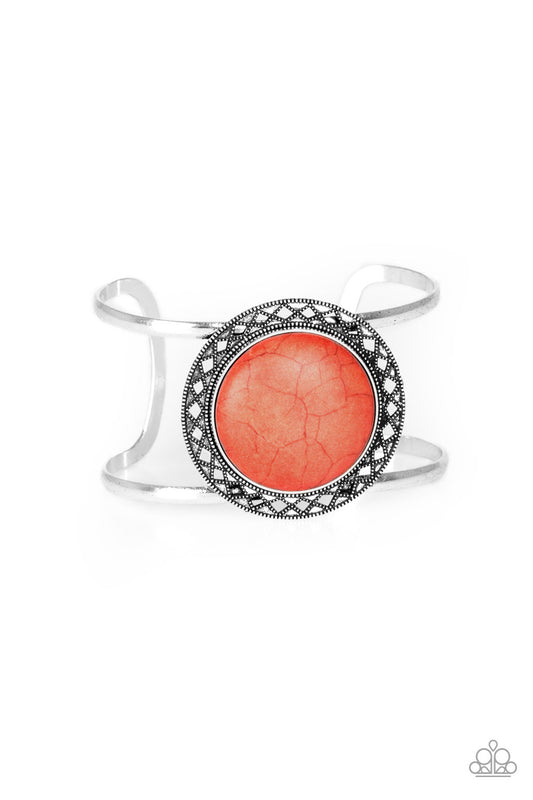 RODEO Rage - Orange cuff bracelet