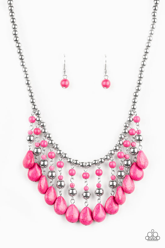Rural Revival - Pink necklace