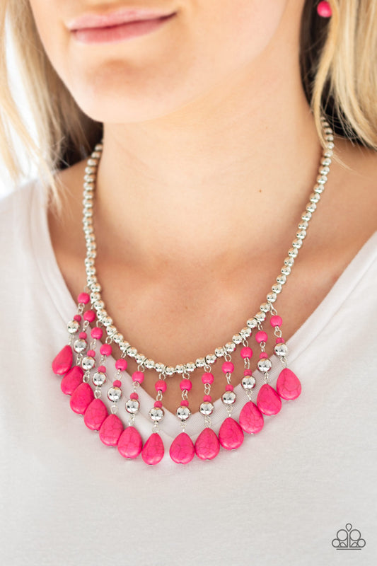 Rural Revival - Pink necklace