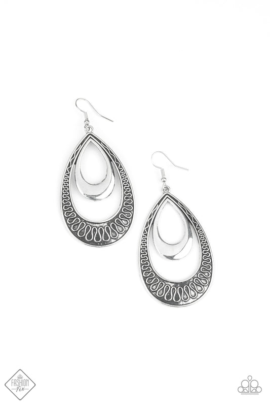 Sahara Sublime - Silver earrings