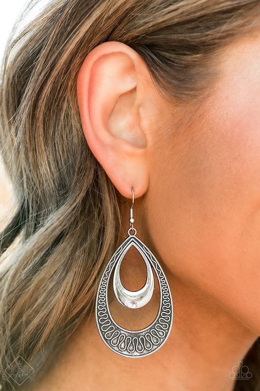 Sahara Sublime - Silver earrings