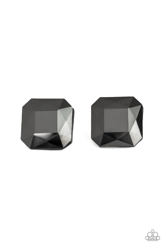Show Glow - Black/Gunmetal earrings