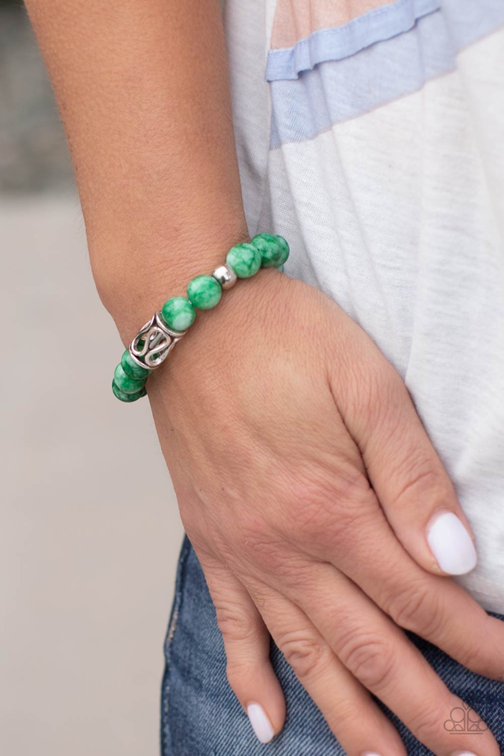 Soothes The Soul - Green bracelet