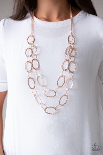 Glimmer Goals - Rose Gold necklace