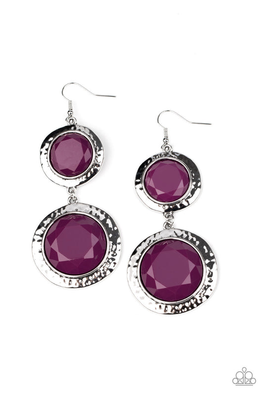 Thrift Shop Stop - Purple earrings