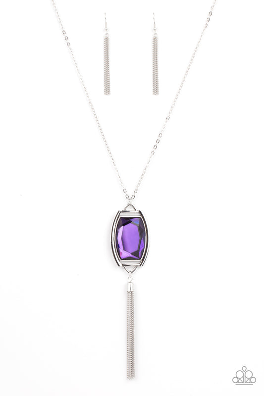 Timeless Talisman - Purple necklace