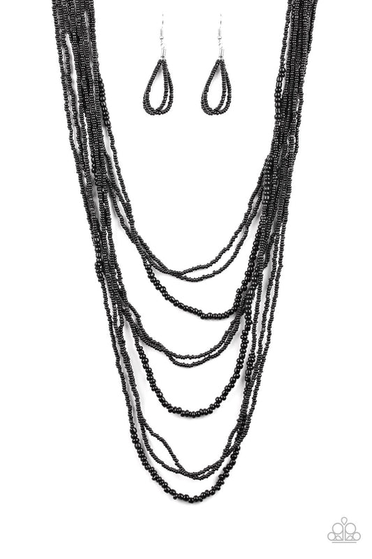 Totally Tonga - Black necklace