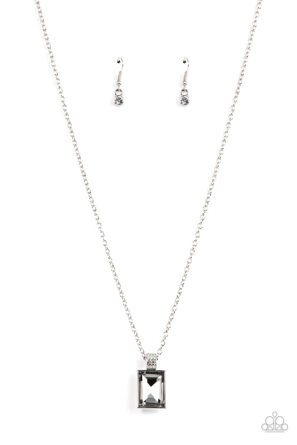 Understated Dazzle - Silver necklace