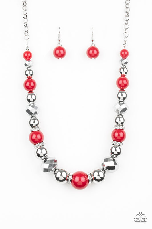 Weekend Party - Red necklace