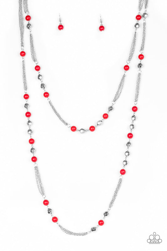 Beautifully Bodacious - Red necklace