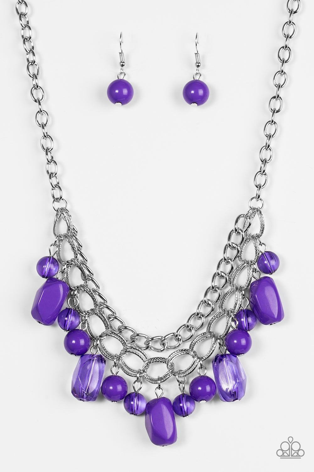 Brazilian Bay - Purple necklace