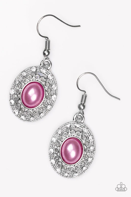 Good LUXE To You! - Purple Bead Earrings