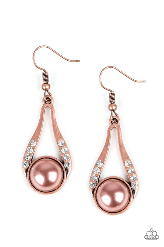 HEADLINER Over Heels - Copper earrings