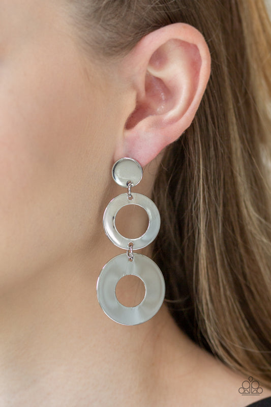 Pop Idol - Silver earrings
