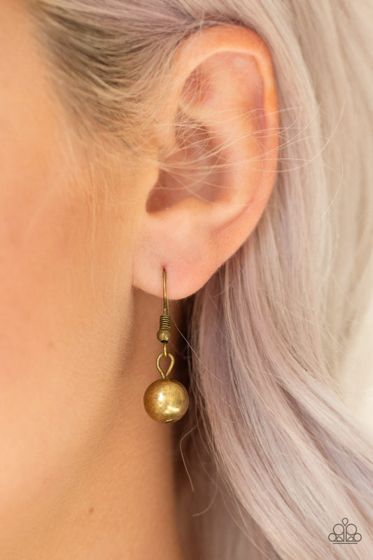 Power To The People - Brass/Gold necklace