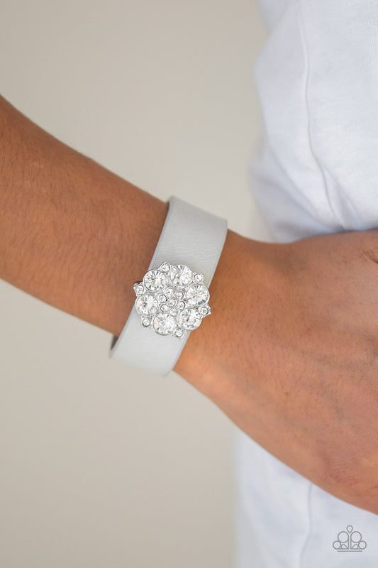 Show-Stopper - Silver wrap bracelet