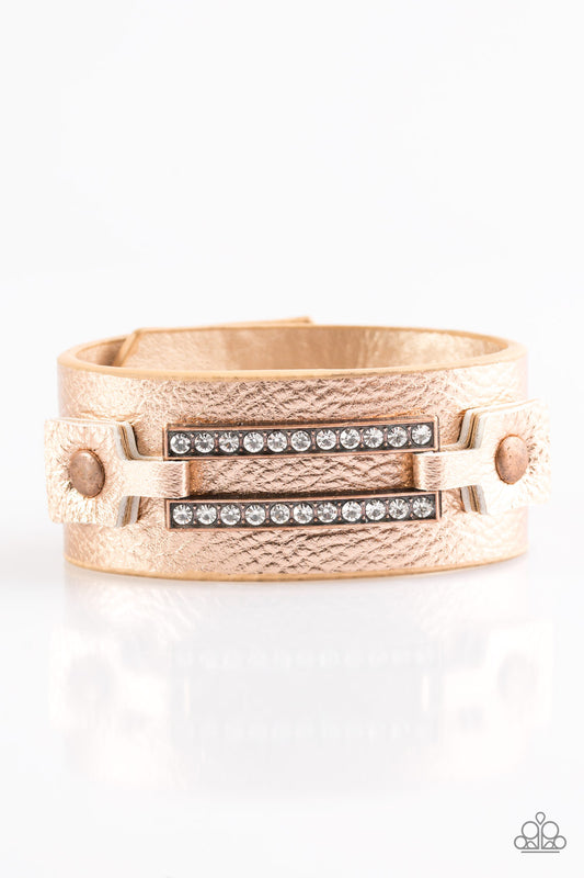 Street Glam - Copper wrap bracelet