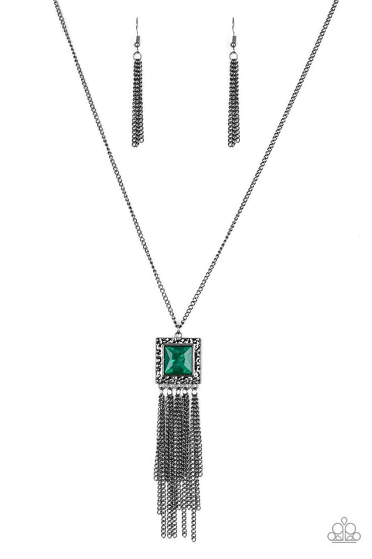 Shimmer Sensei - Green necklace