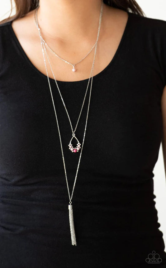 BE FANCY - PINK/MULTI NECKLACE
