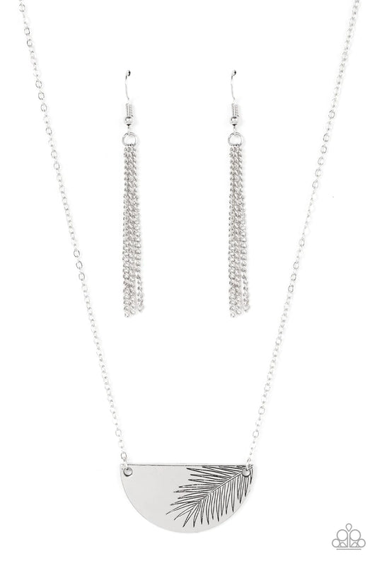 Cool, PALM, and Collected - Silver Necklace