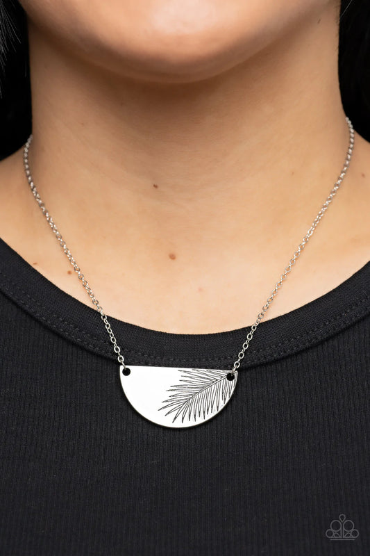 Cool, PALM, and Collected - Silver Necklace