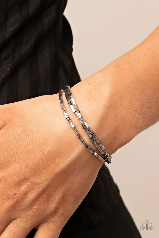 Block Bash - Silver bracelet