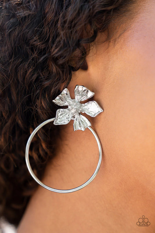 Buttercup Bliss - Silver post earrings (Life of the Party-August 2022)