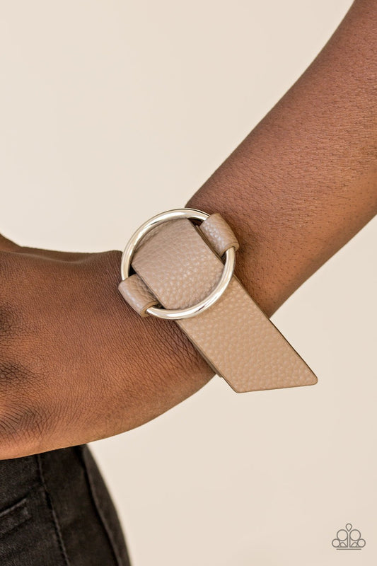 Simply Stylish - Brown wrap Bracelet