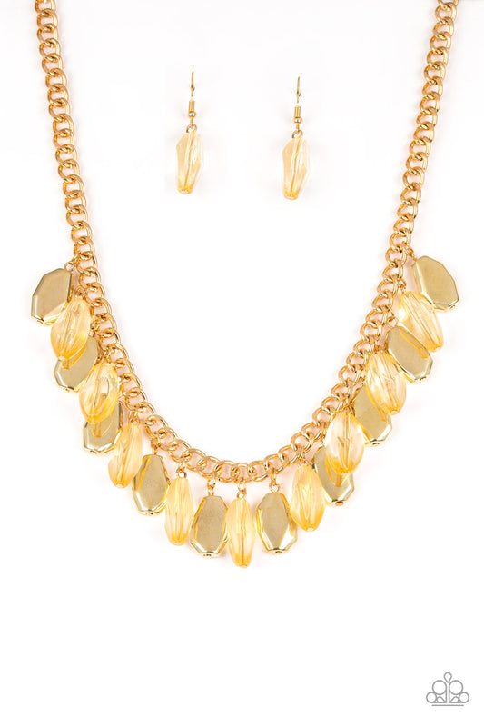 Fringe Fabulous - Gold necklace