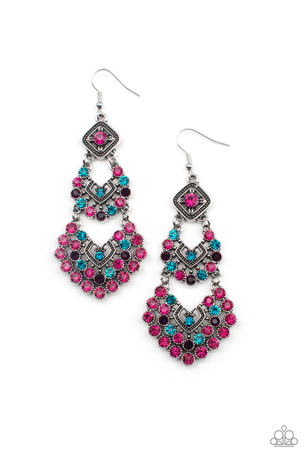All For The GLAM - Multicolor earrings